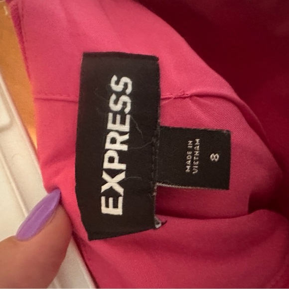 Express fitted‎ bright pink pencil skirt. - Picture 8 of 8